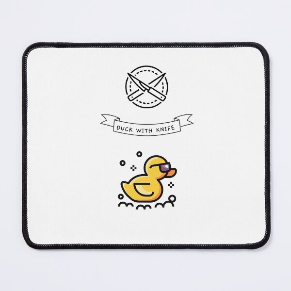 Item preview, Duck With Knife - Stop Ducking Around Cute Duck designed and sold by bsrishika.