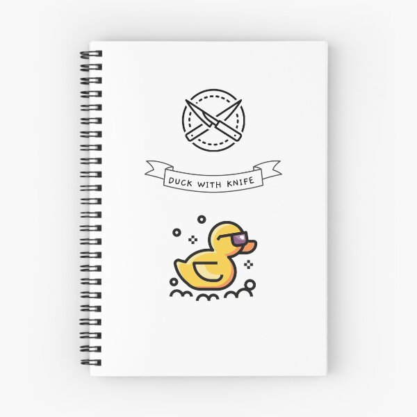 Item preview, Duck With Knife - Stop Ducking Around Cute Duck designed and sold by bsrishika.