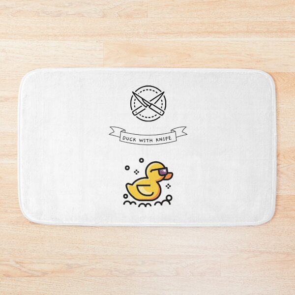 Item preview, Duck With Knife - Stop Ducking Around Cute Duck designed and sold by bsrishika.
