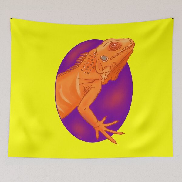 Item preview, Iguana Love You Forever (Flame on Purple) designed and sold by RJKpoyp.