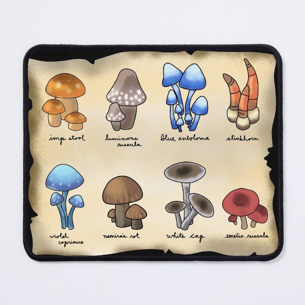 Mushrooms of Alchemy Mouse Pad