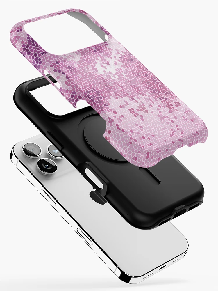 Thumbnail 2 of 4, iPhone Case, Cosmos Raspberry designed and sold by rum1757.