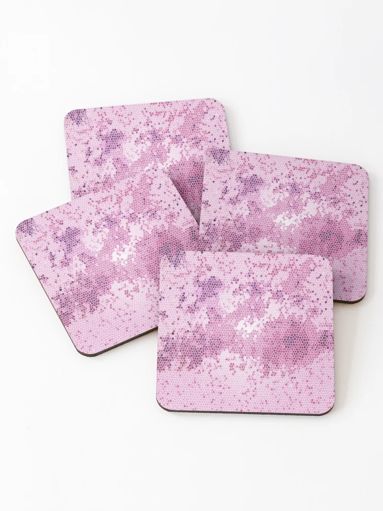 Thumbnail 1 of 5, Coasters (Set of 4), Cosmos Raspberry designed and sold by rum1757.
