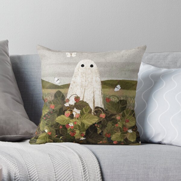 Strawberry Fields Throw Pillow