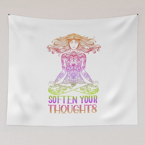Item preview, Soften Your Thoughts, Meditation Lovers designed and sold by Salman Hino.