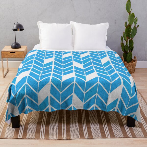 Item preview, Broken Chevron Pattern - Sky Blue designed and sold by monitdesign.