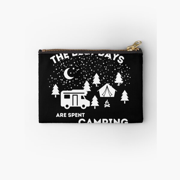 Item preview, The Best Days Are Spent Camping with Cute Camper Design designed and sold by salmamzr.