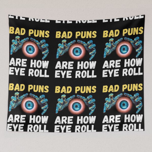 Item preview, Funny Creepy Bad Puns Are How I Roll  designed and sold by RGRamsey.