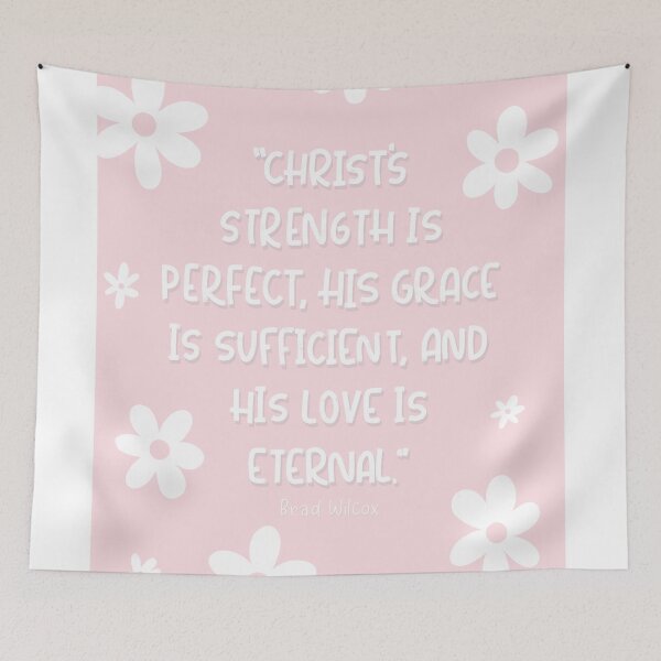Item preview, Christ’s strength is perfect  designed and sold by Handdrawnbyzoe.