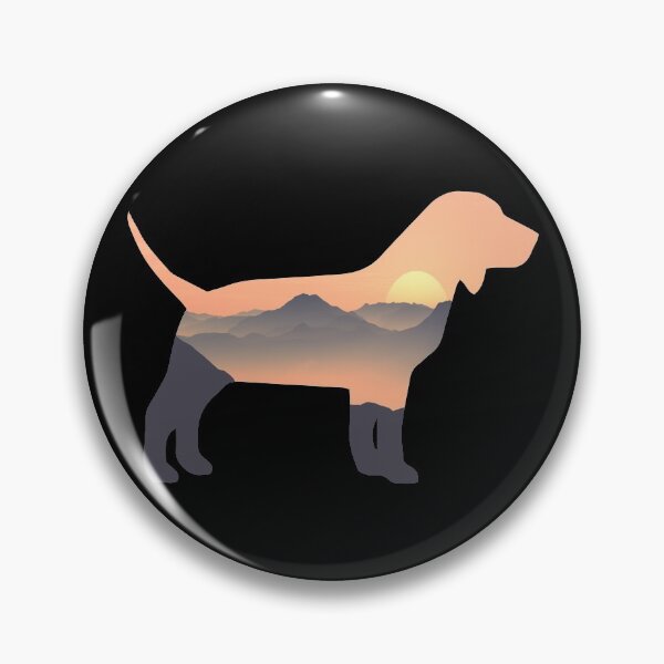Item preview, Beagle Dog Silhouette Sun Mountain Gift designed and sold by alaechamlal.