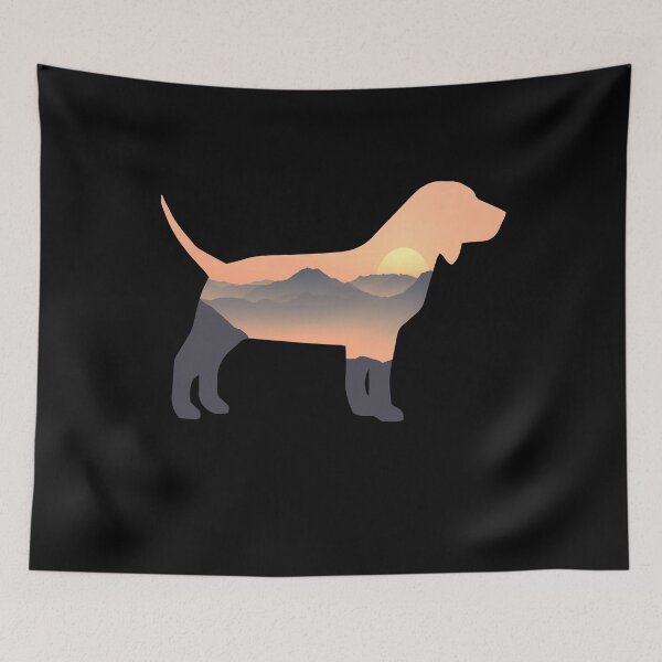 Item preview, Beagle Dog Silhouette Sun Mountain Gift designed and sold by alaechamlal.