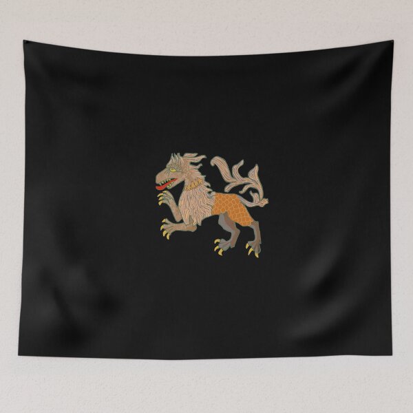 Item preview, Cool Medieval Dragon in Beige designed and sold by Paxbear Tees.