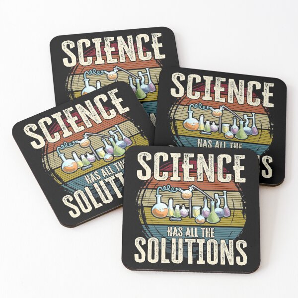 Item preview, Science has all the solutions, funny Scientist design gift idea designed and sold by AS-Shirts.