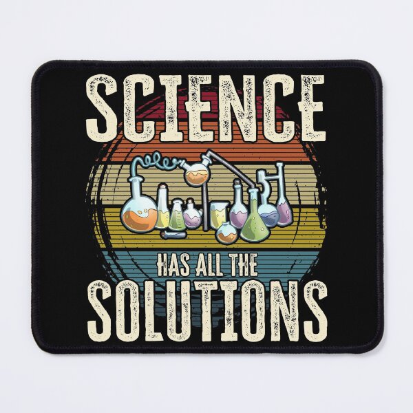 Item preview, Science has all the solutions, funny Scientist design gift idea designed and sold by AS-Shirts.