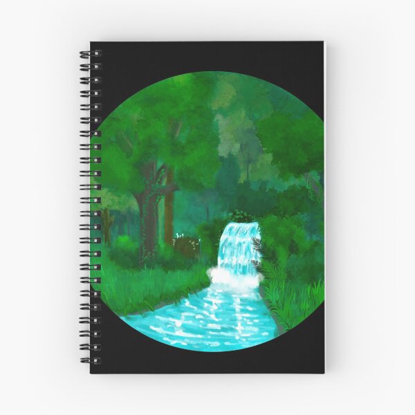 Item preview, Forest Waterfall  designed and sold by BittyKittyNeko.
