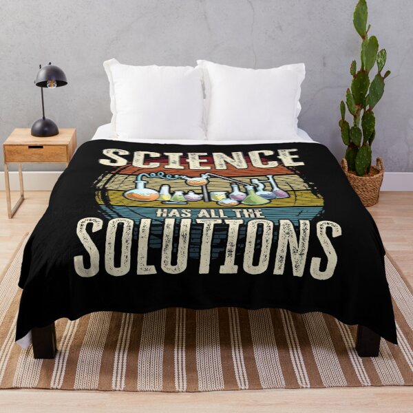 Item preview, Science has all the solutions, funny Scientist design gift idea designed and sold by AS-Shirts.