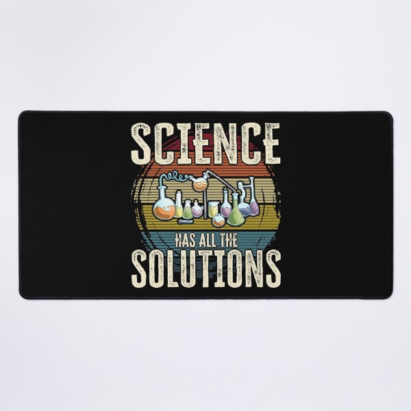 Item preview, Science has all the solutions, funny Scientist design gift idea designed and sold by AS-Shirts.