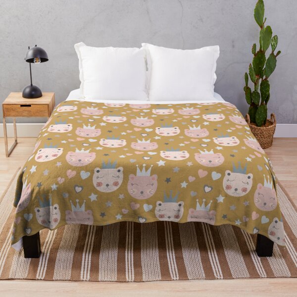 Item preview, Lovely Pink Cats In The Crown With Stars And Hearts designed and sold by ZophiaSolaris.