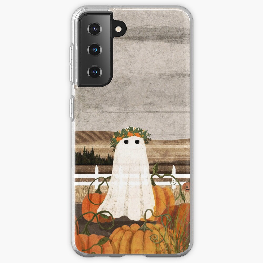 There's a Ghost in the Pumpkins Patch Again... Case & Skin for Samsung Galaxy