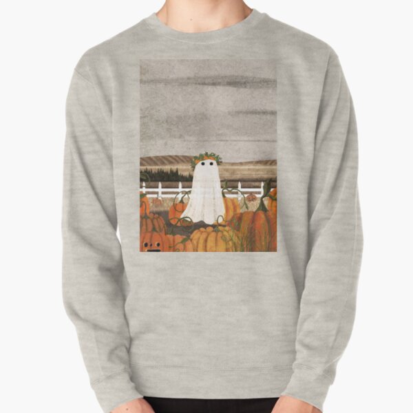 There's a Ghost in the Pumpkins Patch Again... Pullover Sweatshirt