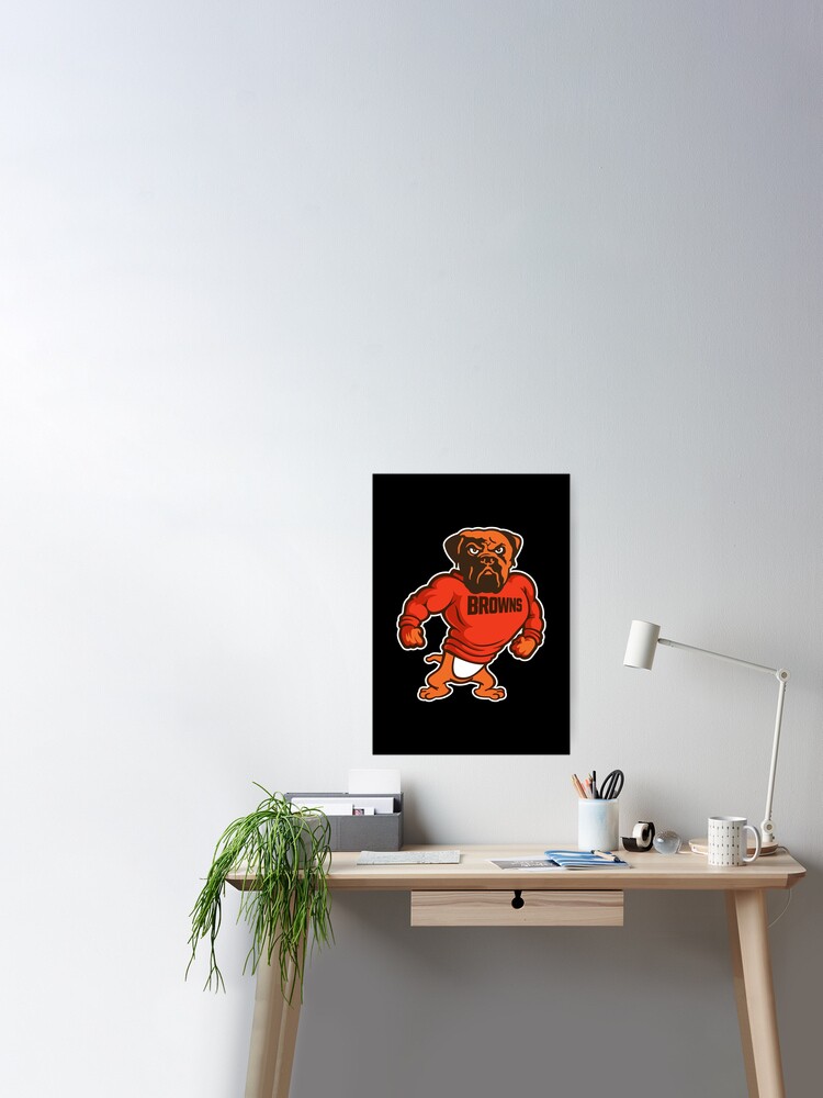 Cleveland Browns Dog Poster for Sale by Dmitri Morari