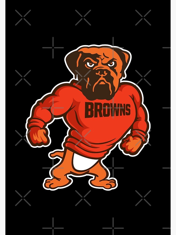 Bull Dog Clipart Cleveland Browns Decal SVG