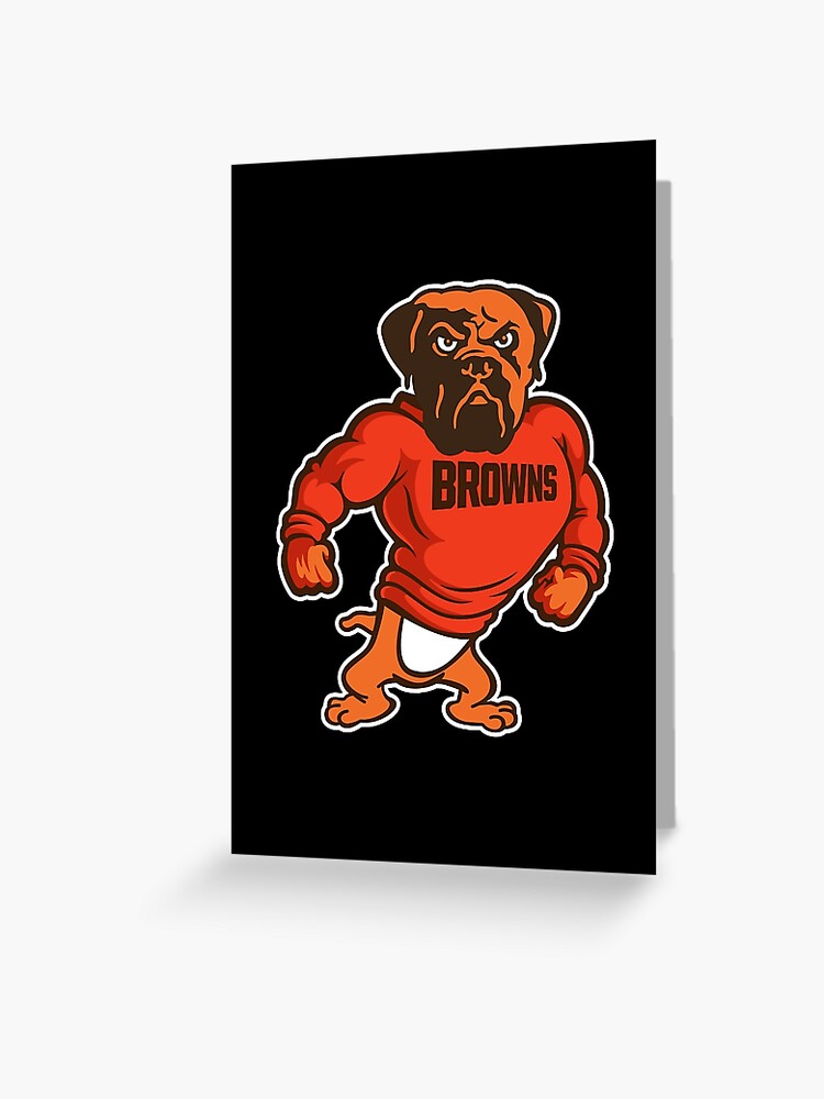 Cleveland Browns Dog Sticker for Sale by Dmitri Morari