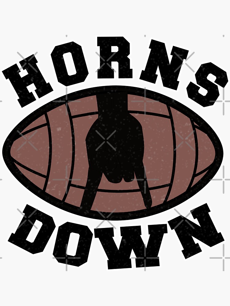 "Horns Down" Sticker for Sale by ValidPatterns Redbubble