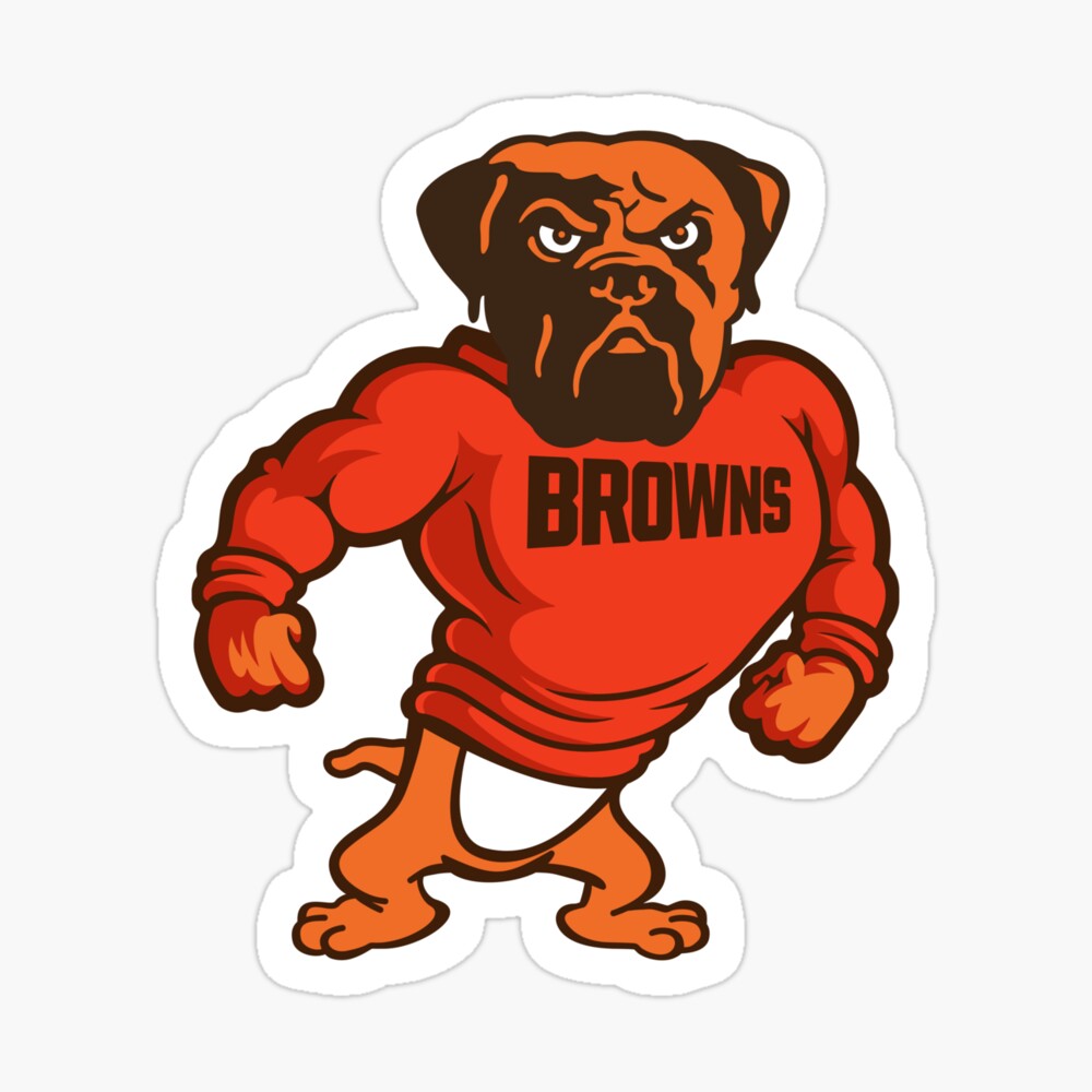 1 Any Occasion Greeting Card/Envelope Cleveland Browns Brighten Day Dawg  Fantasy