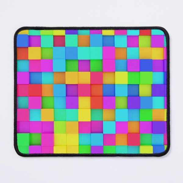 Item preview, Colorful spectrum rainbow cubes geometrical background designed and sold by UDDesign.
