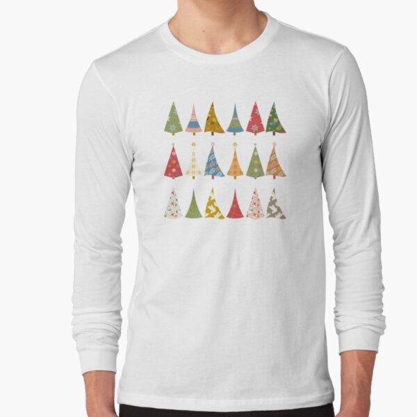 Christmas Trees Long Sleeve T-Shirt