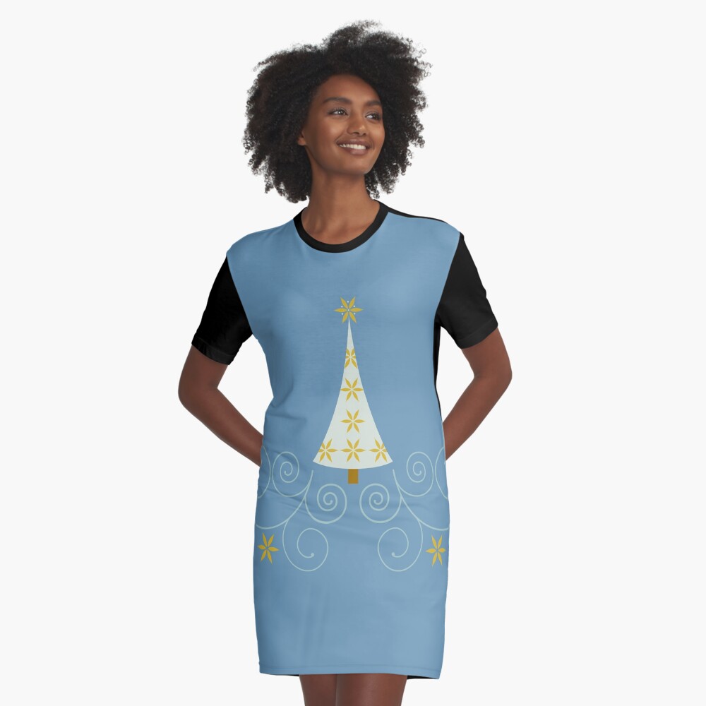 Holiday Greetings! Graphic T-Shirt Dress