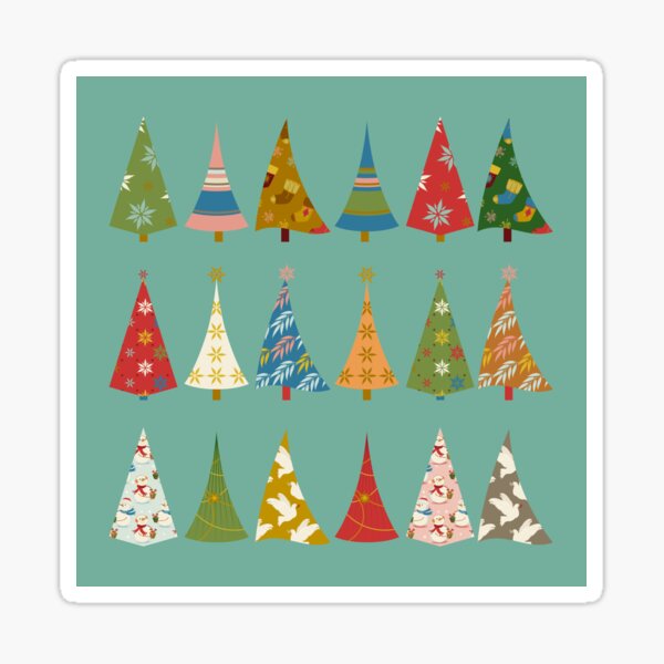 Christmas Trees Sticker