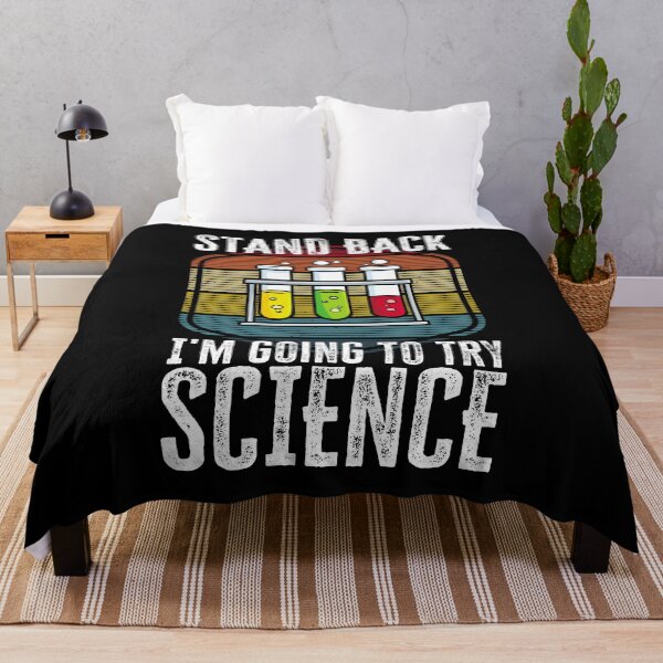 Item preview, Stand back, I'm going to try science, Funny Scientist quote gift idea designed and sold by AS-Shirts.