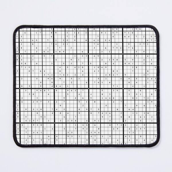 Item preview, Solvable sudoku crossword puzzles texture with easy, medium, hard and expert sudoku riddles grid designed and sold by UDDesign.