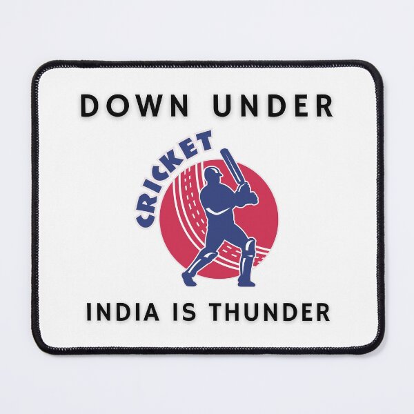 Item preview, Down Under India Is Thunder Cricket designed and sold by PHLDesign.