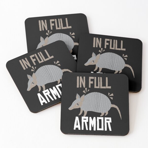 Item preview, In Full Armor Armadillo designed and sold by MooonTees.