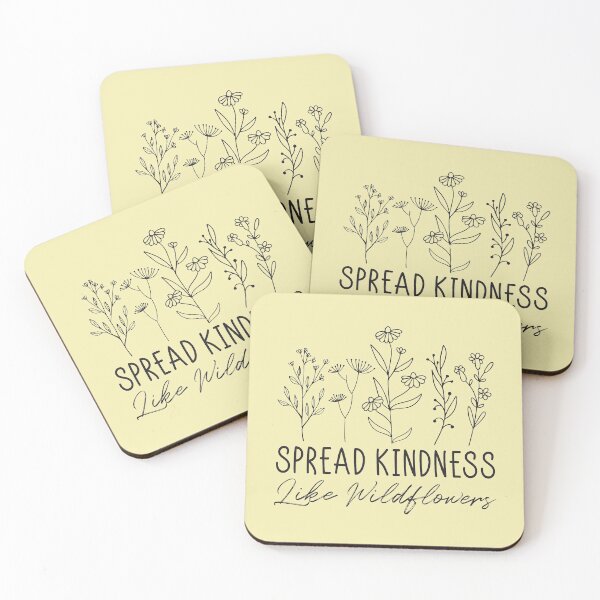 Item preview, Spread kindness like wildflowers designed and sold by Wishinglob.