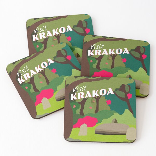 Item preview, krakoa vintage travel poster designed and sold by aeneix.