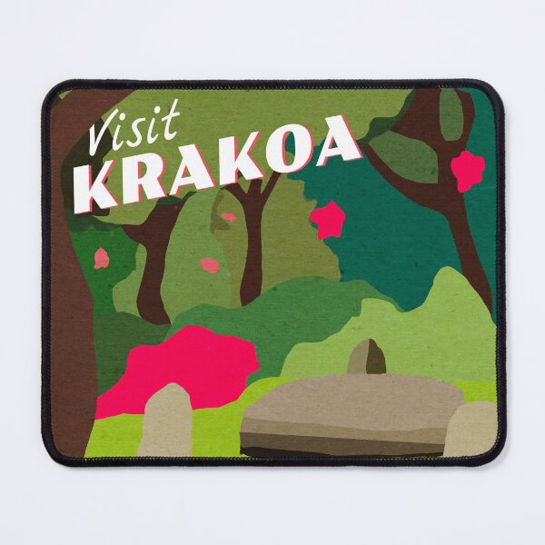 Item preview, krakoa vintage travel poster designed and sold by aeneix.