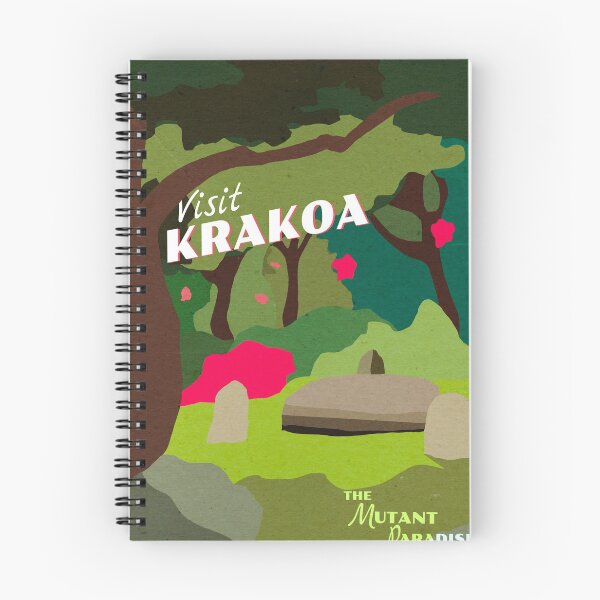 Item preview, krakoa vintage travel poster designed and sold by aeneix.