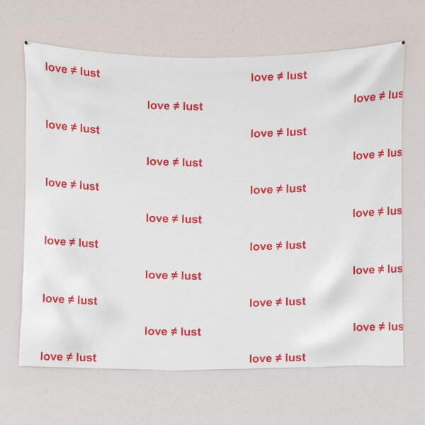Item preview, love is not lust designed and sold by M1TSU.