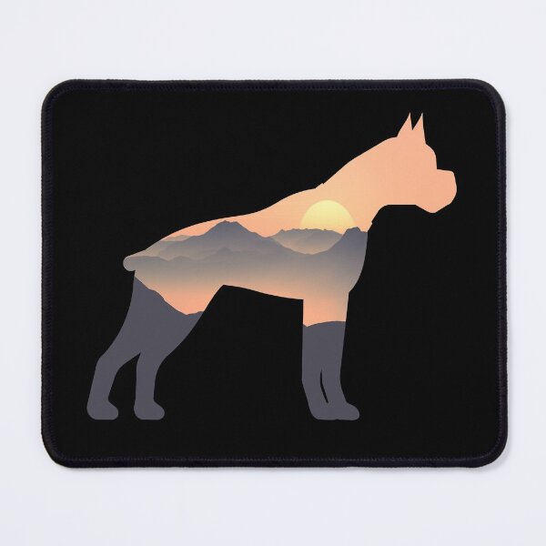Item preview, Boxer Dog Silhouette Sun Mountain Gift designed and sold by alaechamlal.