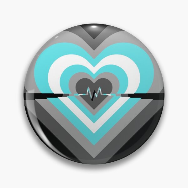 Item preview, Pride Flag Hearts - Demiboy designed and sold by thesassypanda.