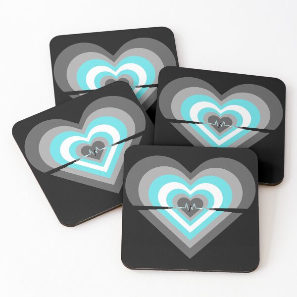Item preview, Pride Flag Hearts - Demiboy designed and sold by thesassypanda.