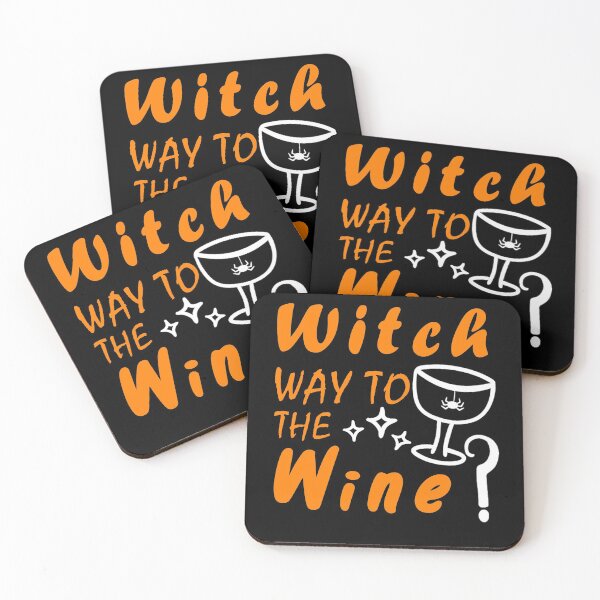 Item preview, Witch Way To The Wine  For Halloween Party, Halloween Gift For Friend, Funny designed and sold by Simoel12.