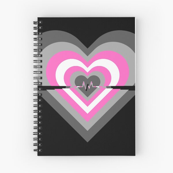 Item preview, Pride Flag Hearts - Demigirl designed and sold by thesassypanda.