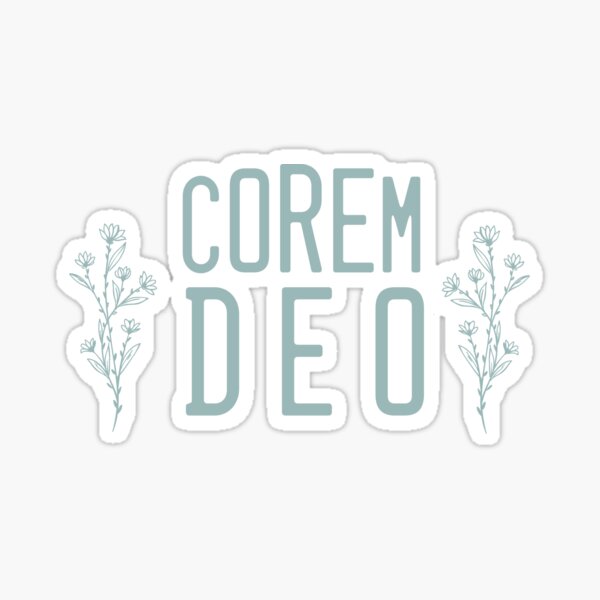 Vista previa del artículo con la obra «COREM DEO», diseñado y vendido por terahdesigns.