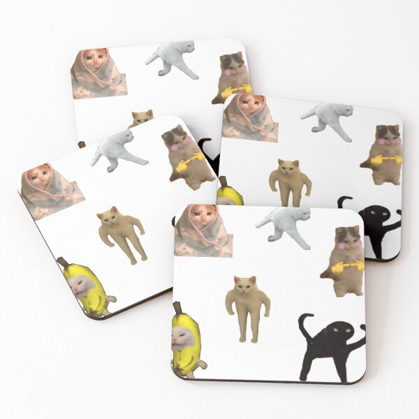 Item preview, Meme Cat Sticker Bundle designed and sold by teaisfantastic.
