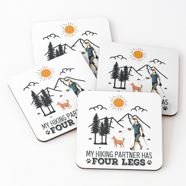 Item preview, My Hiking Partner Has Four Legs,funny design designed and sold by MoSaid.